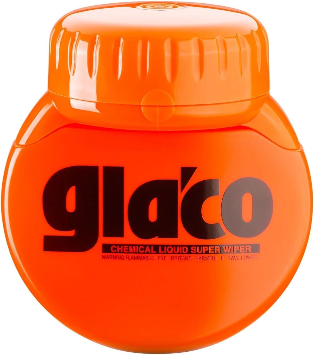 Glaco Roll On Large 120ml - Rain Repellent Glass Coating for Car - Strong Hydrophobic Liquid Wiper - Ergonomic Bottle Shape and Integrated Applicator