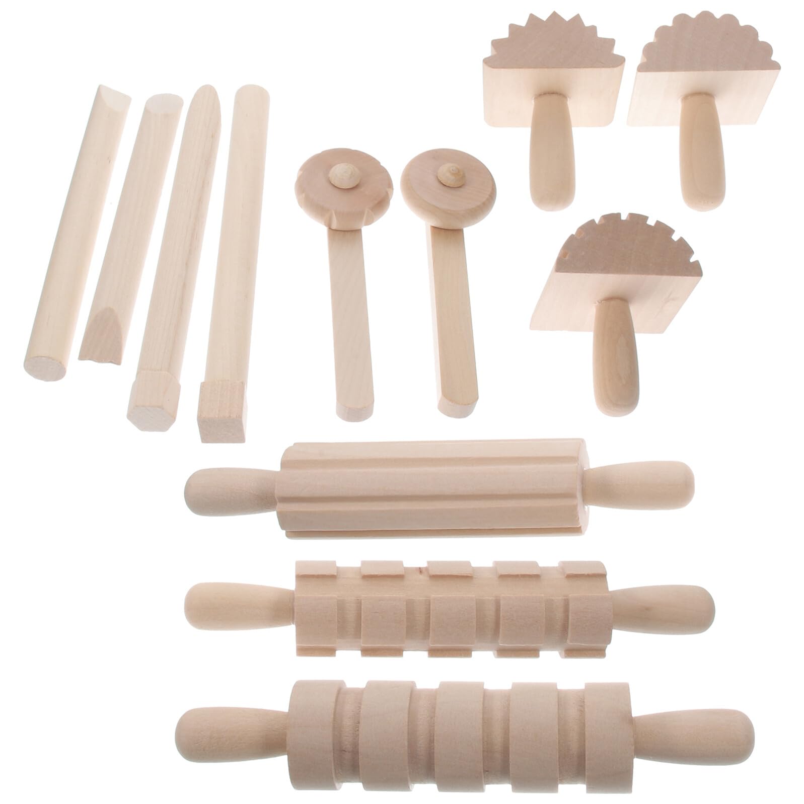 Outils de sculpture en bois pour argile coffret cadeau créatif de modelage enfant