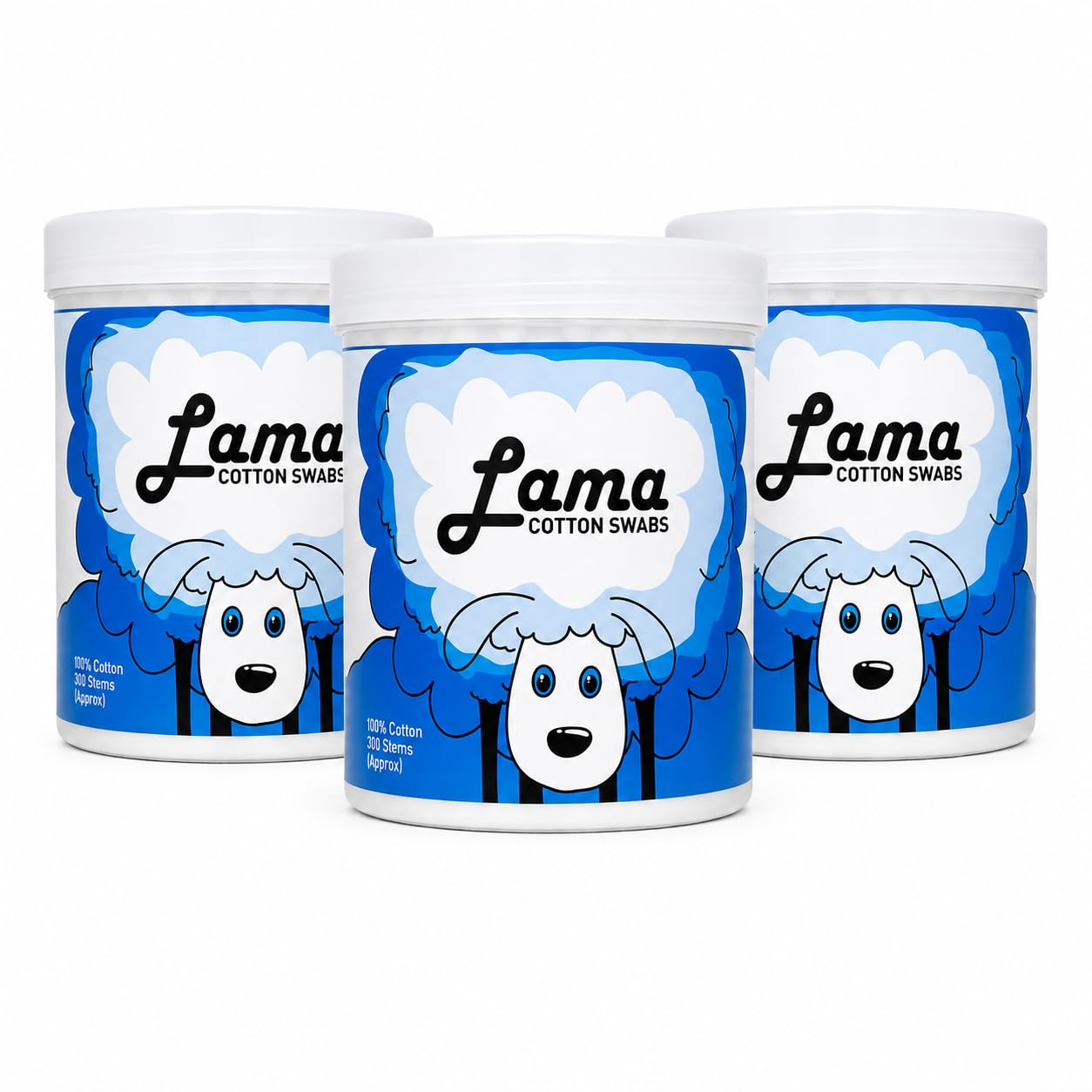 Lama Cotton Swabs | 100% Pure Cotton Buds | Soft & Gentle Ear Cleaning Buds | Multipurpose Cotton Tips for Makeup, Baby Care & Personal Hygiene | 300 Swabs Jar Pack | Paper Stick, Hypoallergenic, Multi-Purpose Use, Safe for All Ages, Biodegradable Sticks-image-28