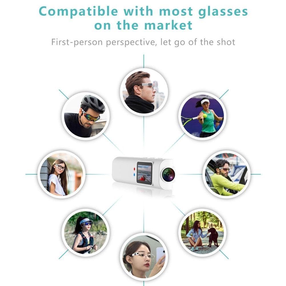 Cámara de gafas de 2,7 K con WiFi, mini portátil para deportes de seguridad al aire libre, grabadora de vídeo Dv DVR, videocámara de vigilancia K1f9 para conducir caminata
