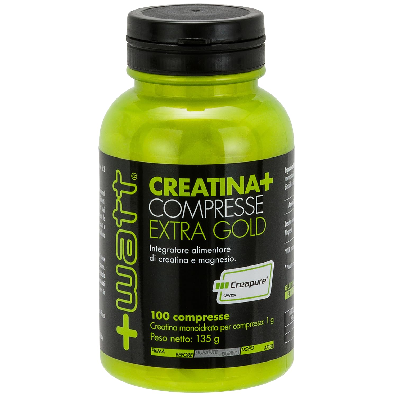 Creatina+ Compresse Extragold - Incrementa le Prestazioni Fisiche Durante lo Sforzo - Gluten Free - 100 cpr