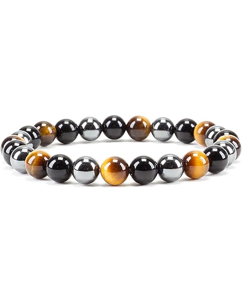 Cherry Tree Collection - Small, Medium, Large Sizes - Gemstone Beaded Bracelets For Women and Men - 8mm Round Beads