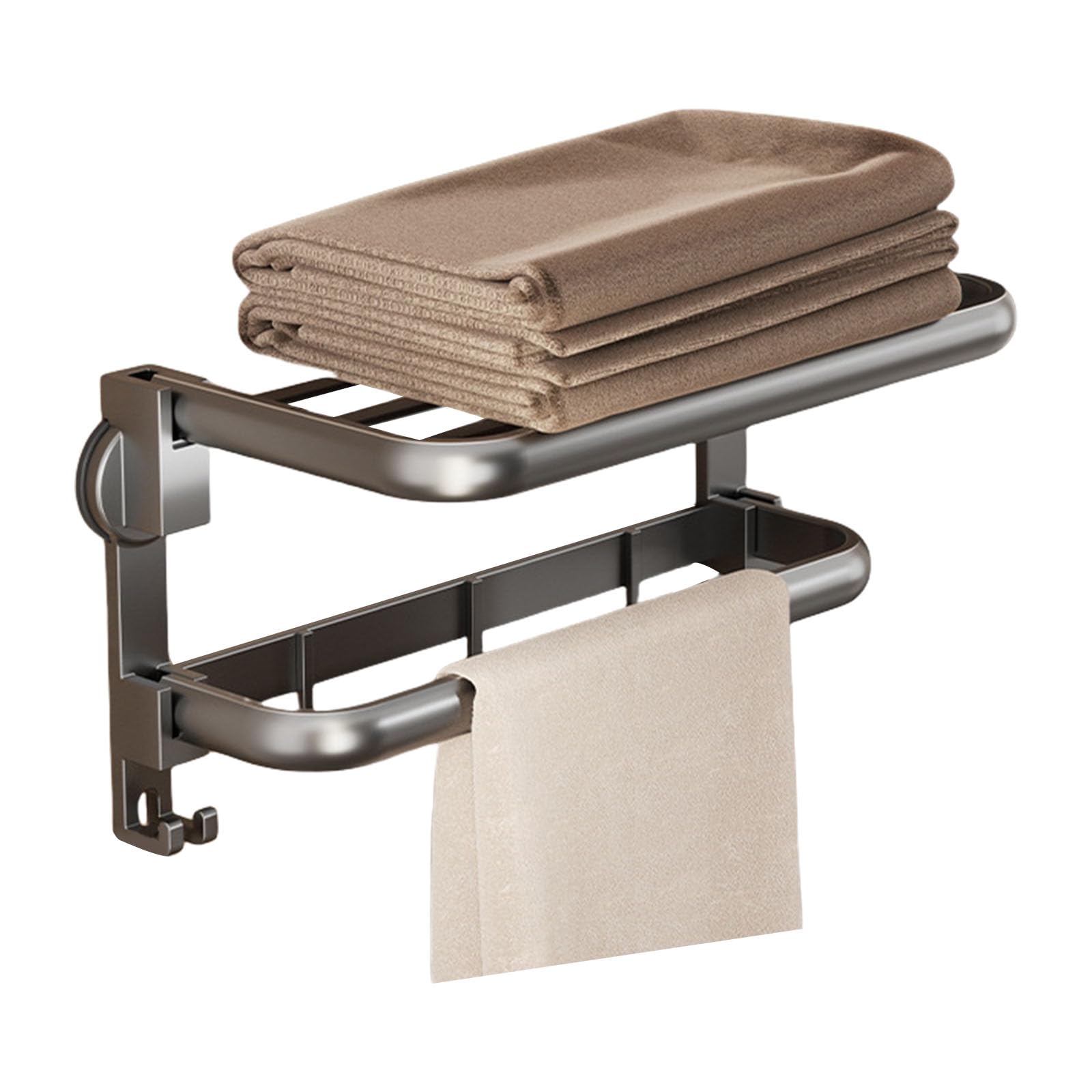 Porte-serviettes adhésif puissant sans perçage pour un maintien durable