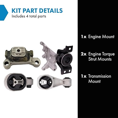 Vista 31 de TRQ Juego de montaje de motor compatible con Ford Bronco 1989-1992 F-150 F-250 F-350 1985-1997 Ranger 1994-1997 Mazda B2300