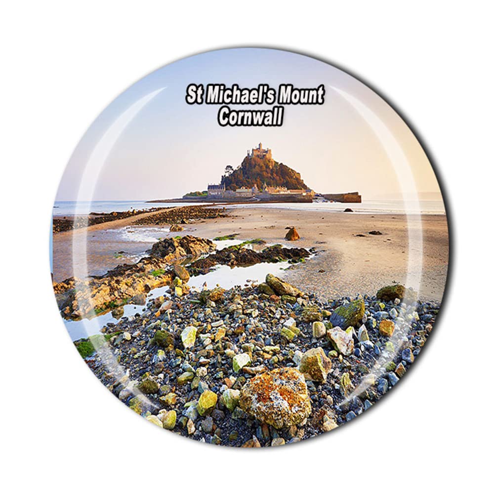 St Michael's Mount Marazion Cornwall England United Kingdom Fridge Magnet Souvenir Gift Magnetic Sticker