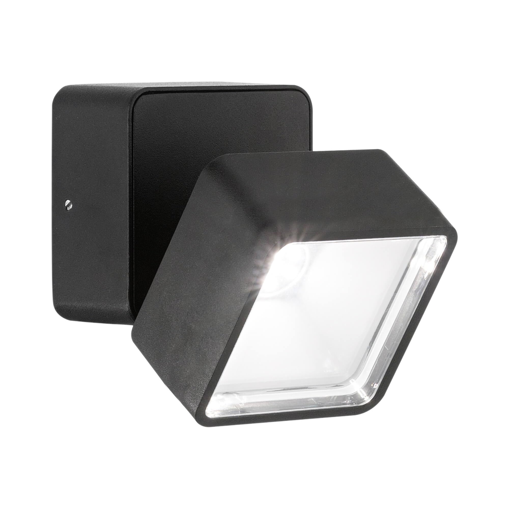 Foco cuadrado Ideal Lux OMEGA para iluminar terrazas modernas 2