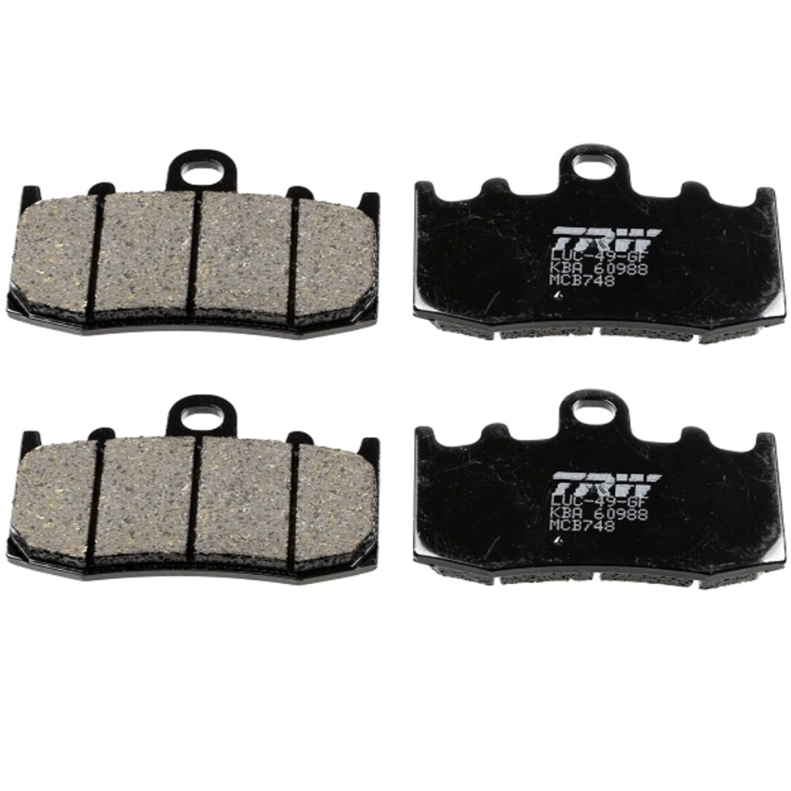 Bremsbelagsatz Vorne Für BMW K100, K1200, R1100GS, R1150GS, R1200C | TRW MCB680, 2 Packungen