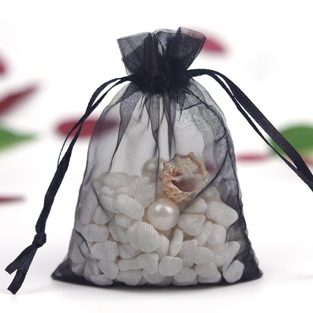 100 Sacchetti In Organza 7x9 Cm - Per Caramelle, Regali E