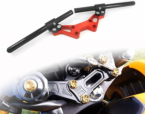 Miniatura 10 de Heinmo Elevadores de manillar MSX125 de aluminio Kit de manillar ajustable Sport para MSX125 Grom MSX 125 2013-2020 2021 2022 (negro)