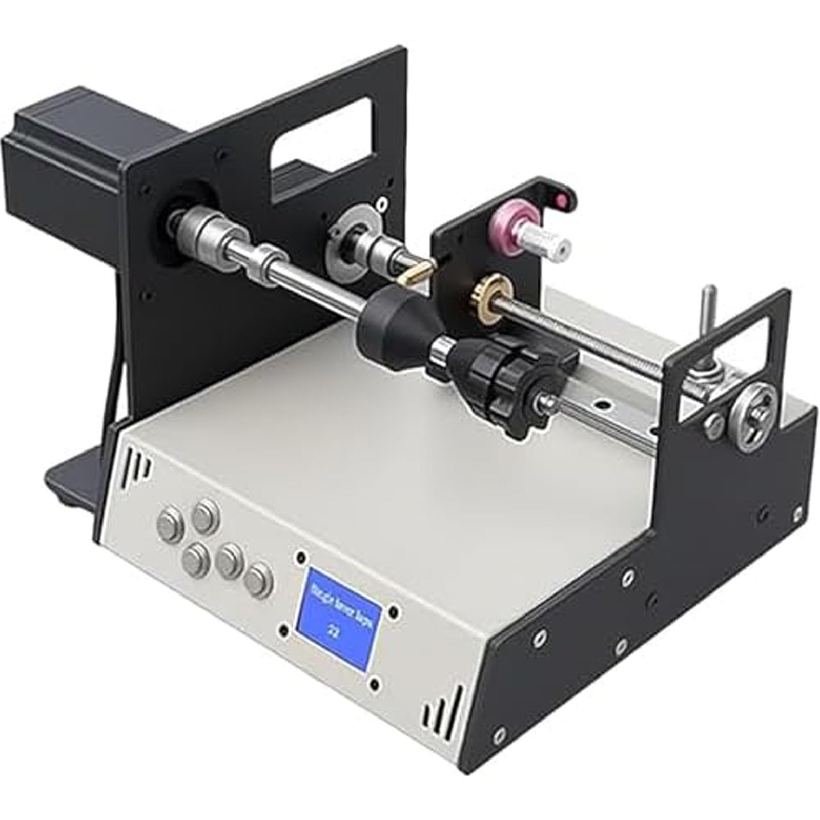 Avvolgicavo di precisione, con contatore programmabile, carica manuale per trasformatori audio e induttori, amplificatore di valvole