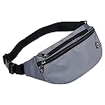 Fanny Packs for Men and Women, Waterproof Sports Waist Pack Bag for Travel Hiking Running Hands-free Wallets, Easy Carry Any Phone