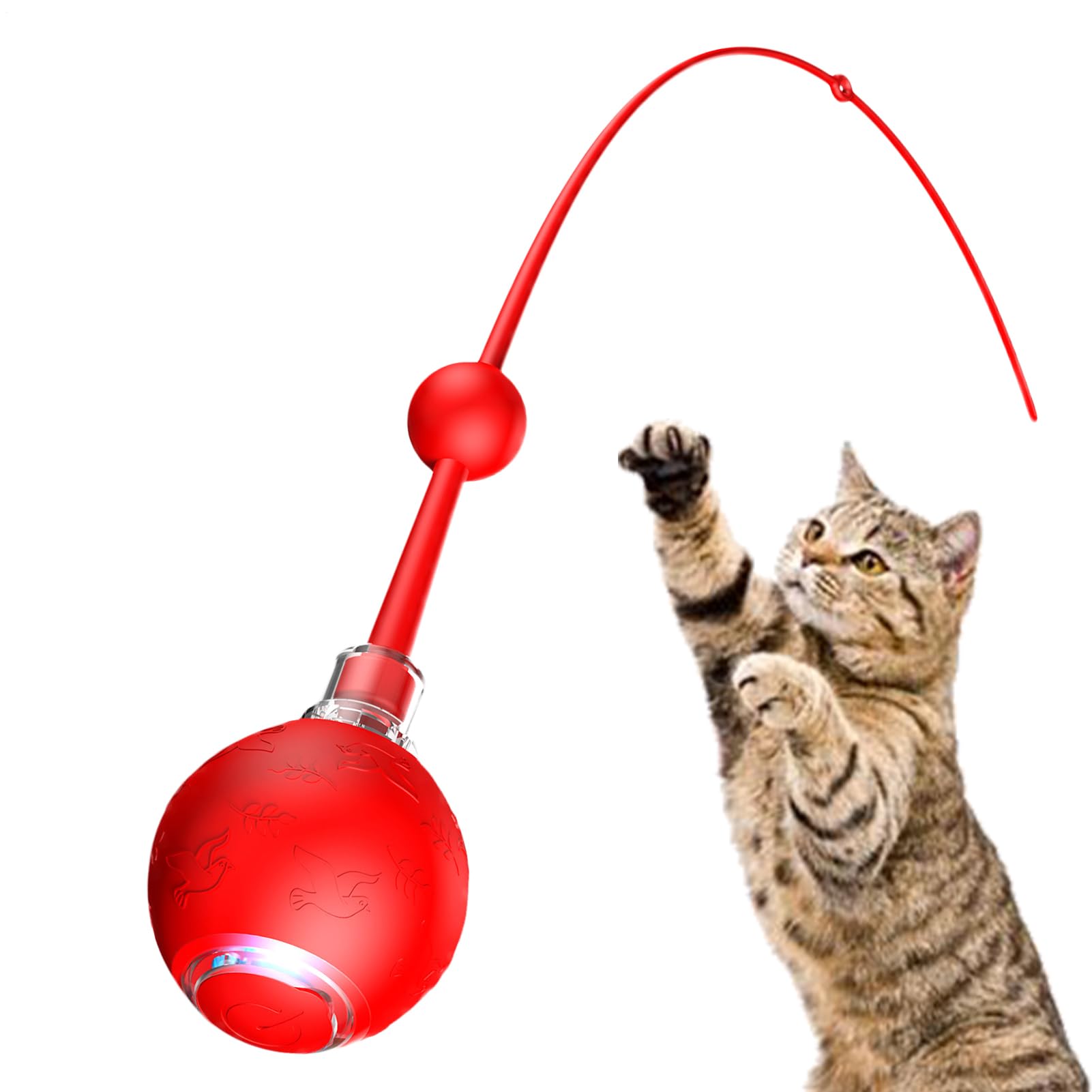 Balle automatique pour chats jouet électrique roulant et boule interactive rechargeable