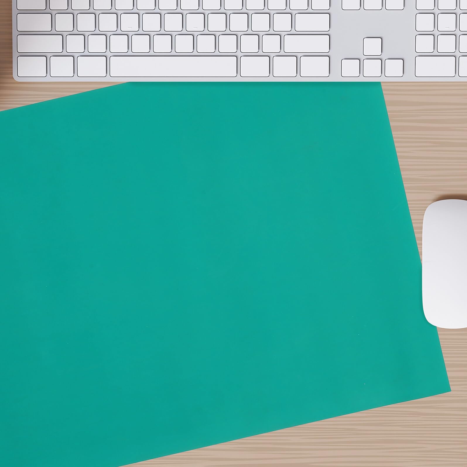 Tappetino Design Raffinato in Gomma Verde da Lavoro Antistatico 0,6x0,8m di Precisione per Postazioni di Lavoro e Riparazione di Componenti Elettrici