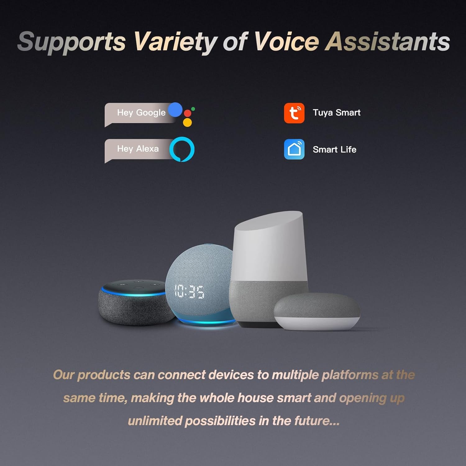 BSEED Schuko Wifi 3 prese 16A Smart Alexa in vetro grigio 228 mm installazione a incasso controllo app lavoro con Alexa/Google Home DIY Free Spin solo 2,4 GHz