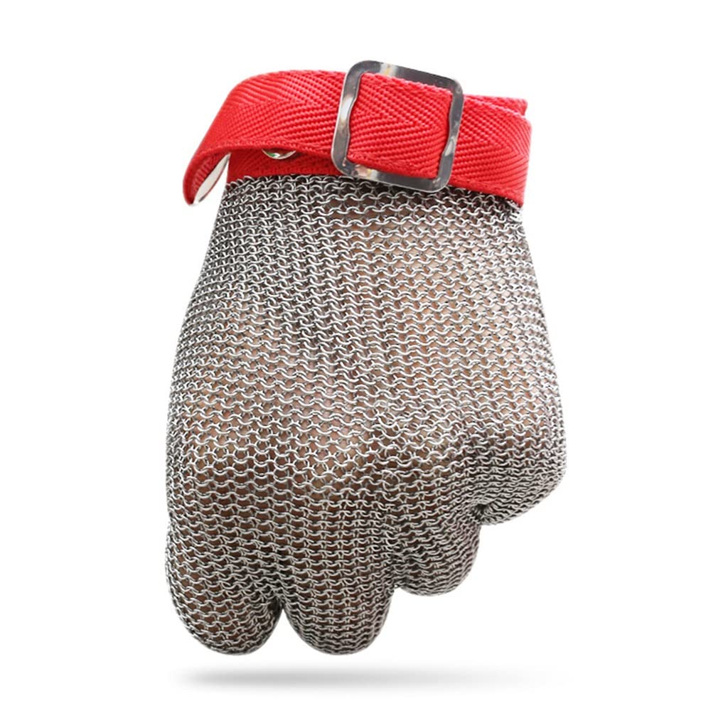 Guantes Antideslizantes, Resistentes al Desgaste y Resistente al Desgaste, Guantes de Trabajo de Seguridad de Metal Pesado, común for Manos a la Izquierda y Derecha