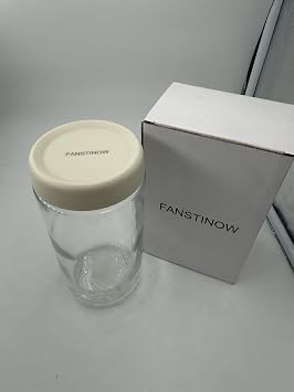 24 Oz / 1 Pack Glass Overnight Oats Container with Airtight Lid, Wide Mouth Mason Jar for Meal Prep, Salad, Chia Pudding, Yogurt