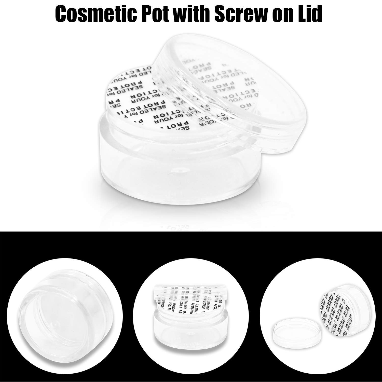 Buy SumDirect 24pcs 15G Clear Cosmetic Containers Sample Pots Bottles