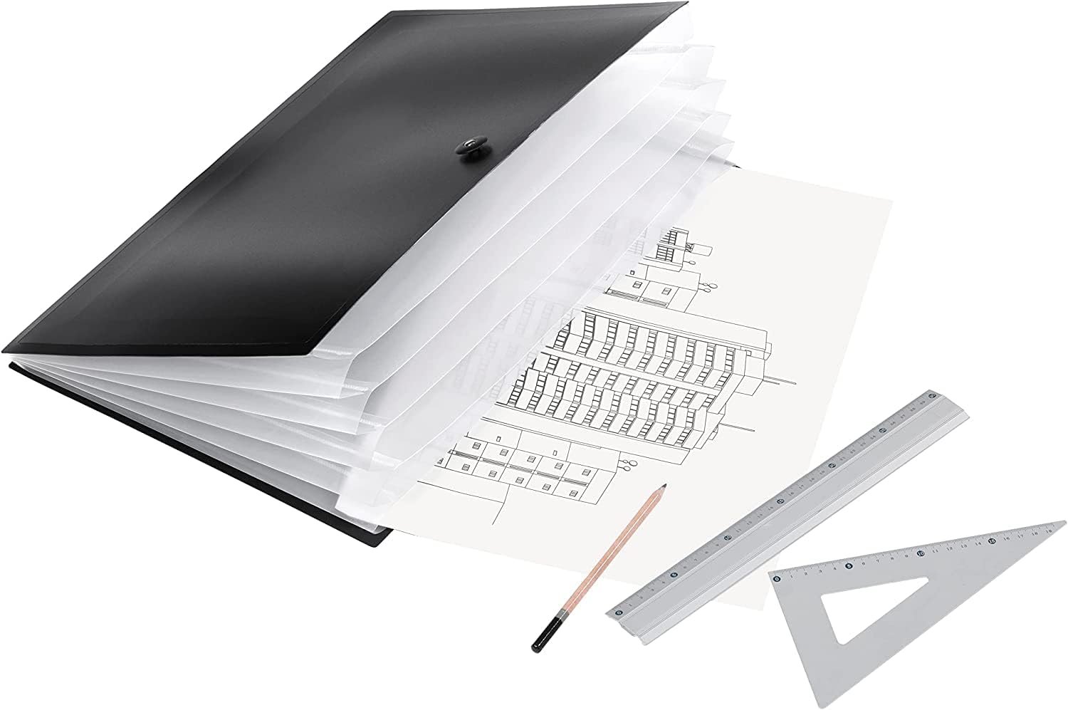 A4 Display Folders with 60 Pockets, Display Book Folder with Plastic Sleeves, Presentation