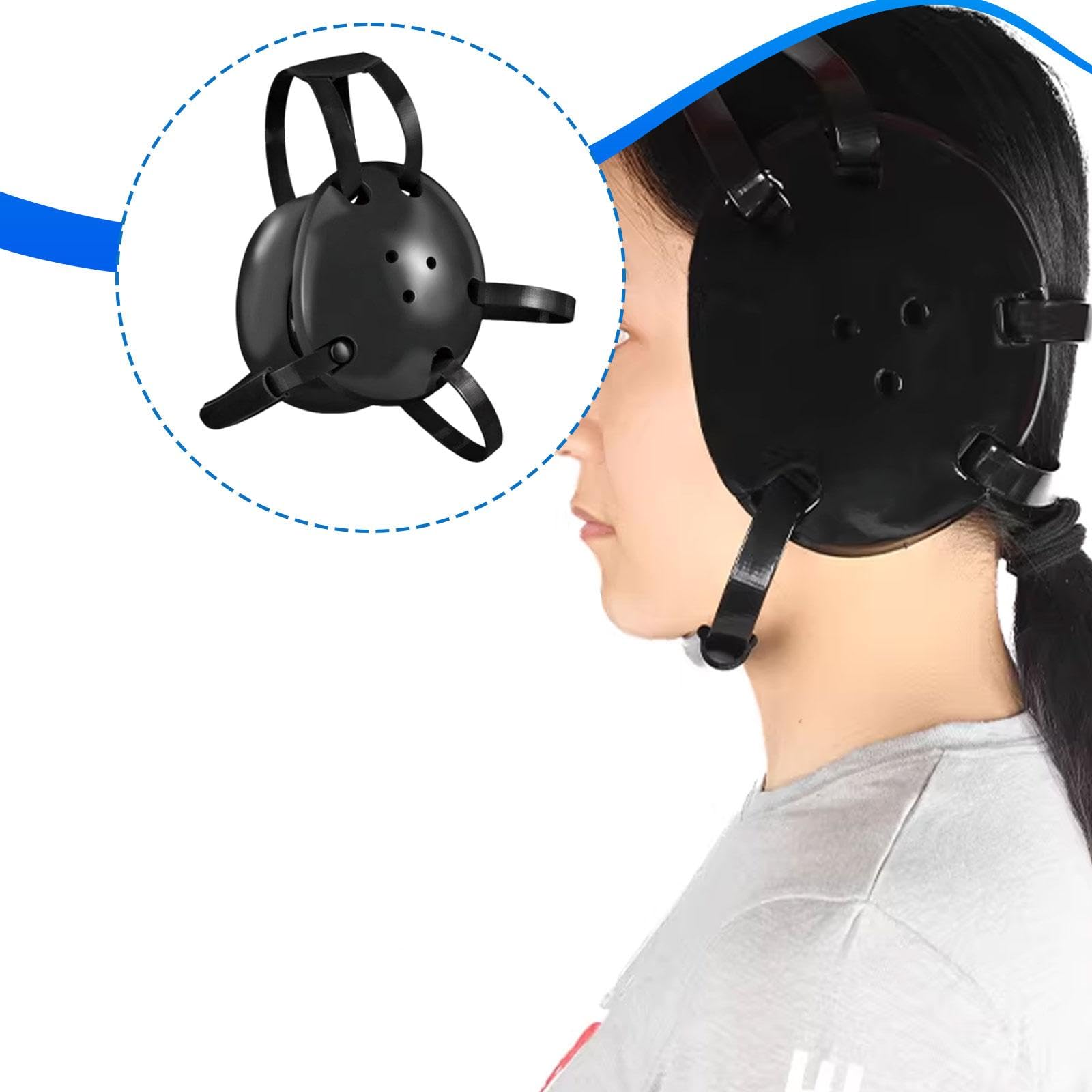 Wrestling Headgear de Protección para Lucha Orejera Acolchada NBR Correas Elásticas Y Transpirable Incluye Protector de Mentón Adecuado para E
