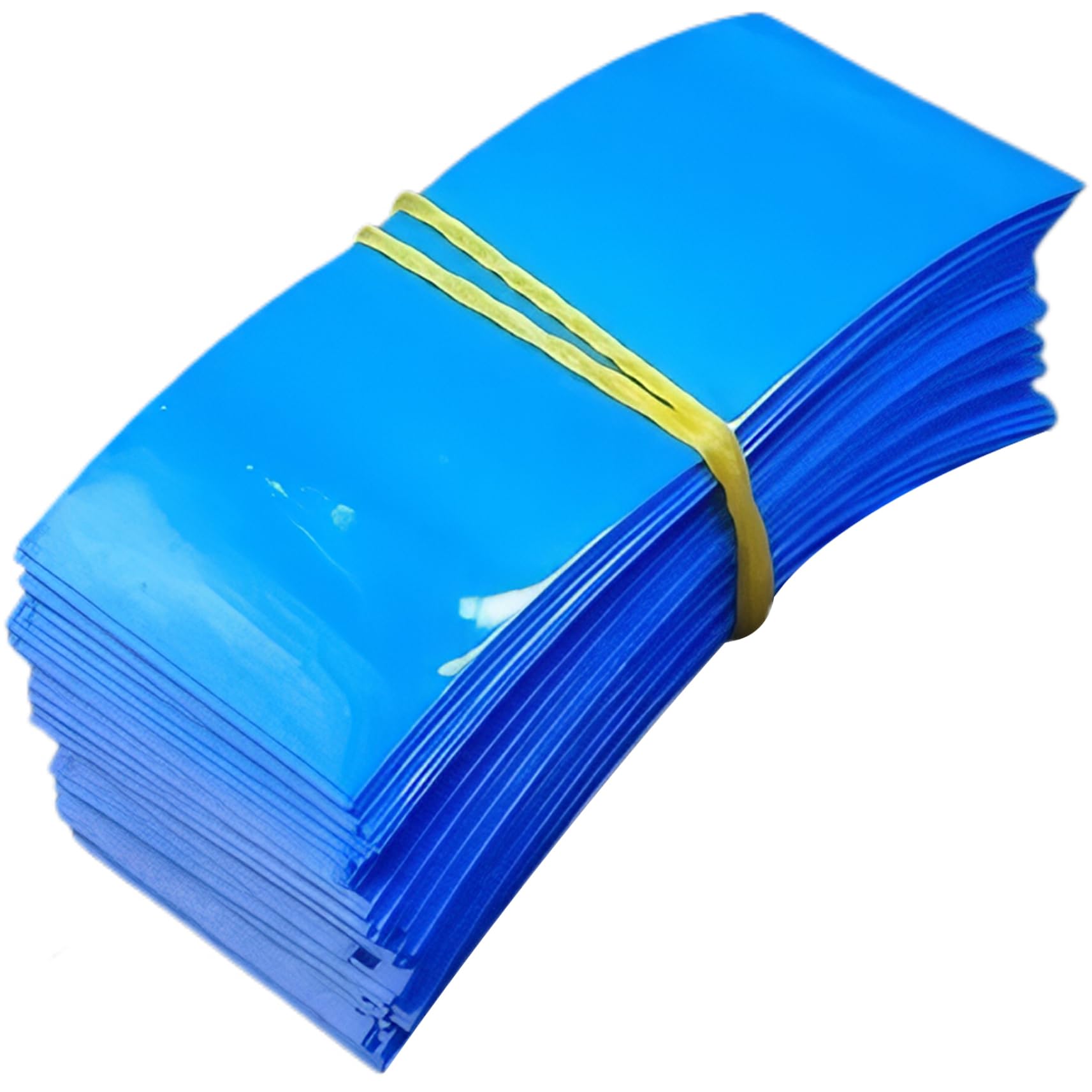 21700 wraps de batterie, 100pcs enveloppe de batterie stable PVC TUBE WRAP THRINK, BATTERIE ISOLÉE BLEUIL BLEU