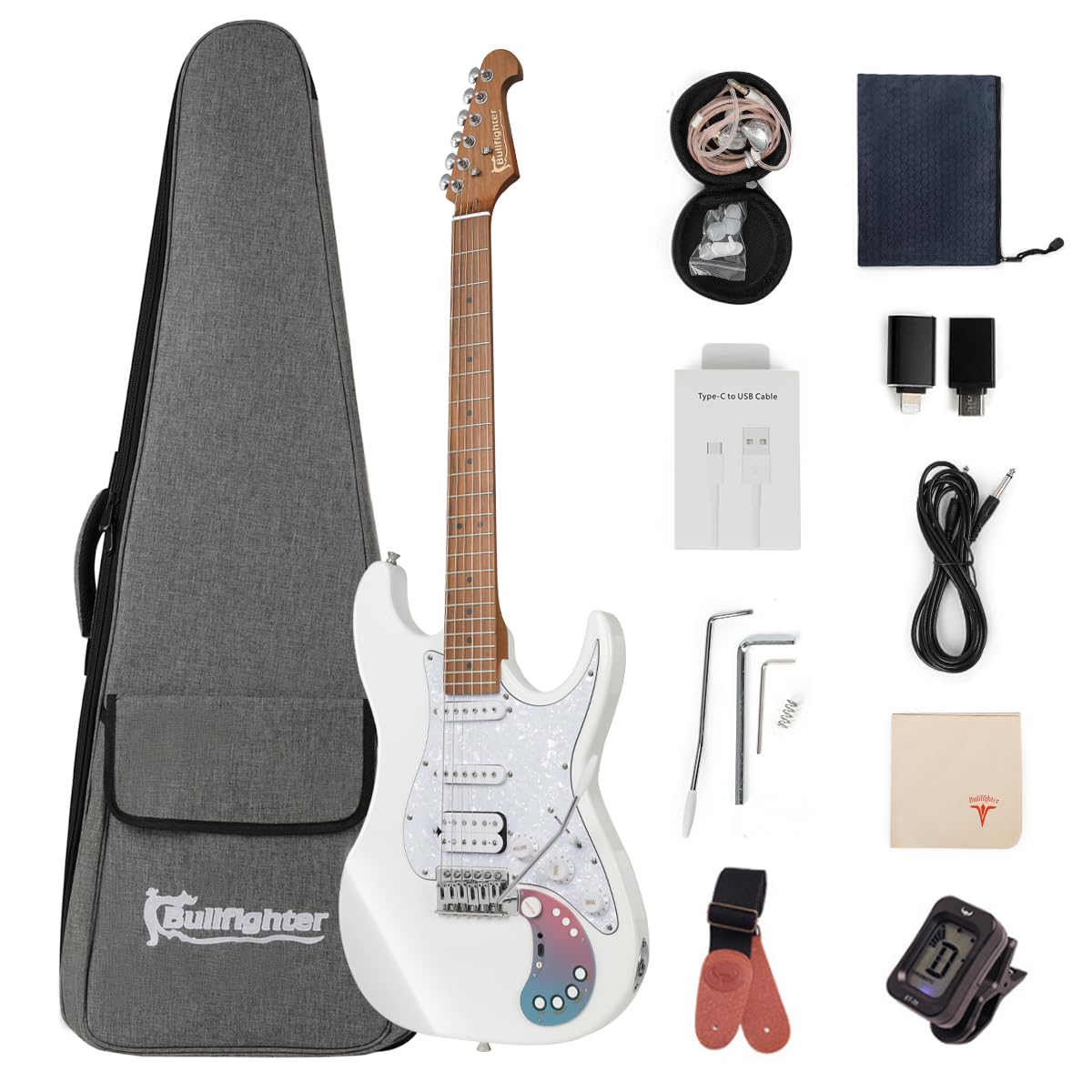 ギター Bullfighter D-160SE Bullfighter D-160SE Electric Guitar Set - High Quality 8 String