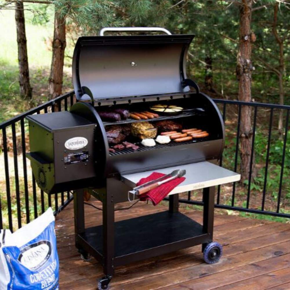 Louisiana Grills 900 Series Electric Wood Pellet Grill And Smoker With Weatherproof Cover And