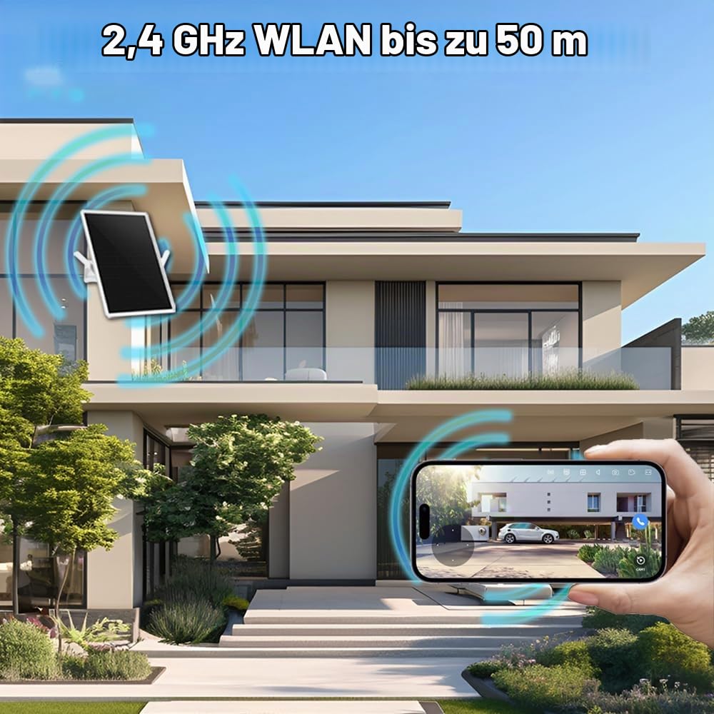 4G LTE Router Solar Batterie Aussen mit SIM Karten,Kabellos 4G Mobiler WLAN Router Hotspot,WLAN 2.4GHz bis zu 150 Mbit/s,2 Externe Antennen,26000mAh Akku,Gilt für europäische Betreiber (15in)