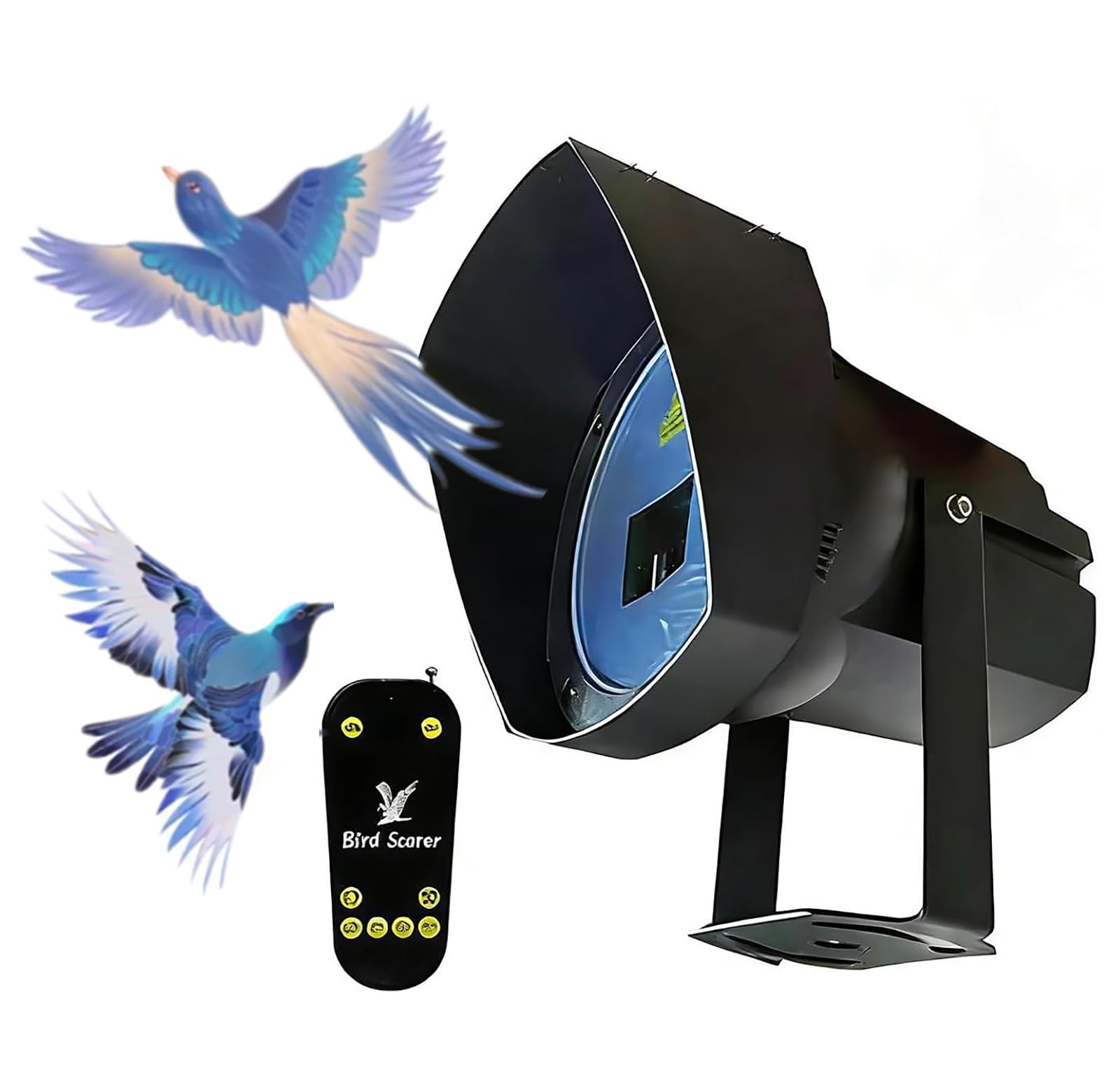 Repelente Láser Automático para Aves, Ahuyentador Láser De Aves | Escaneo Automático De Gran Angular De 120°, Resistente Al Agua Para Exteriores, Perseguir Palomas, Estorninos Y Gorriones