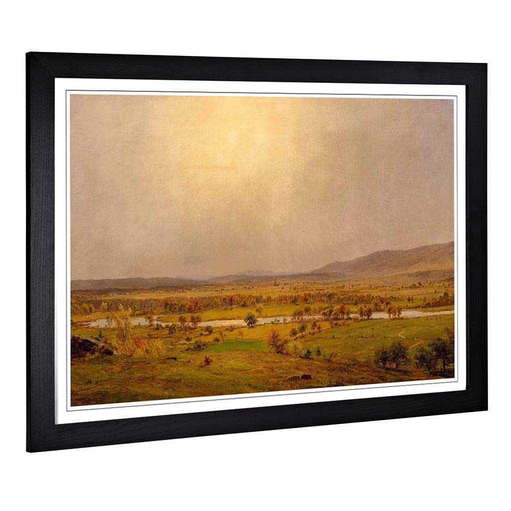 Big Box Art Framed Print of Jasper Francis Cropsey Prompton Design | Wall Art Picture | Home Decor for Kitchen, Living Room, Bedroom, Hallway, Black, A2 / 24.5x18 Inch / 62x45cm