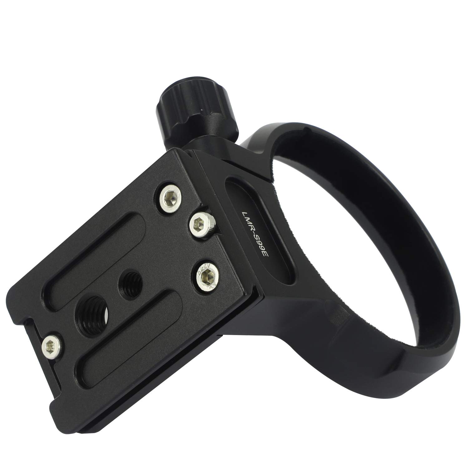 Haoge LMR-S99E - Anillo de montaje de trípode para Sony FE 24-240 mm, FE 24-70 mm F2.8 GM FE16-35 F2.8 FE18-105MMF4G, FE12-24MM/F4G FE35MM F1.4 E-Mount Lens Built-in Arca Swiss Type Plate