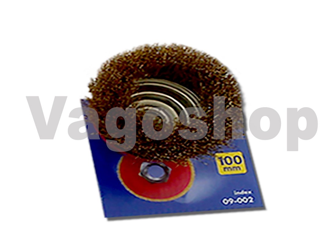 24 X Spazzola Spazzola metallica 100 mm gewellt cono Spazzola Spazzola Rotonda F. Flex