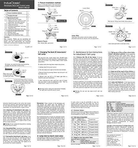 Indusclassic Lg-02 Tear Drop Shape Himalayan Crystal Salt Lamp #TOP1