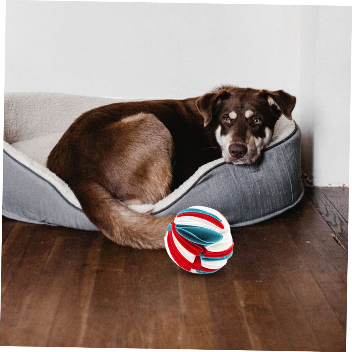 Sosoport 2piezas Juguete Masticable para Perros Fugas De Comida Bola De Olores para Mascotas Juguete Interactivo para Masticar y Jugar Estimula La Coordinación y Previene El Aburrimiento