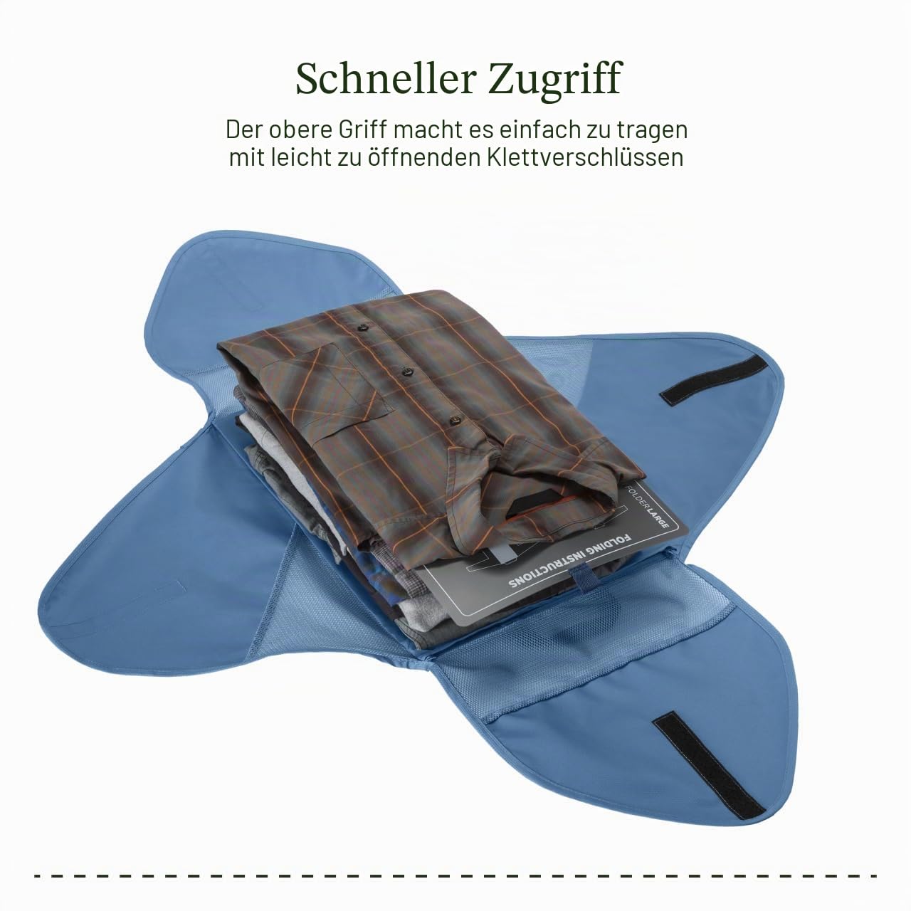 eagle creek Pack-It Reveal Garment Folder L Blue Dawn