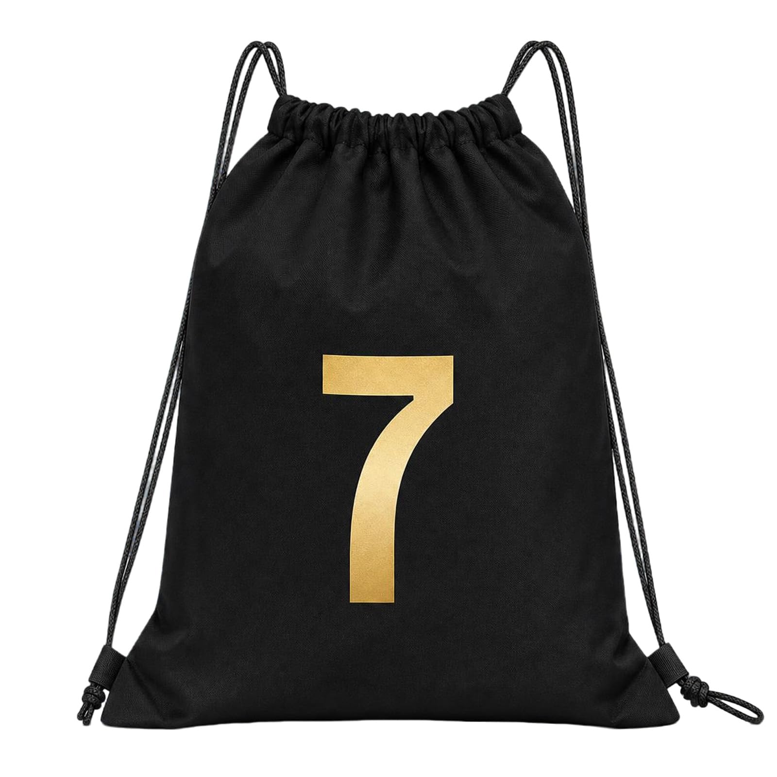 1PCS Black Drawstring Bags, Beach Bags for Women Gym Bag Mens School Pe Bag