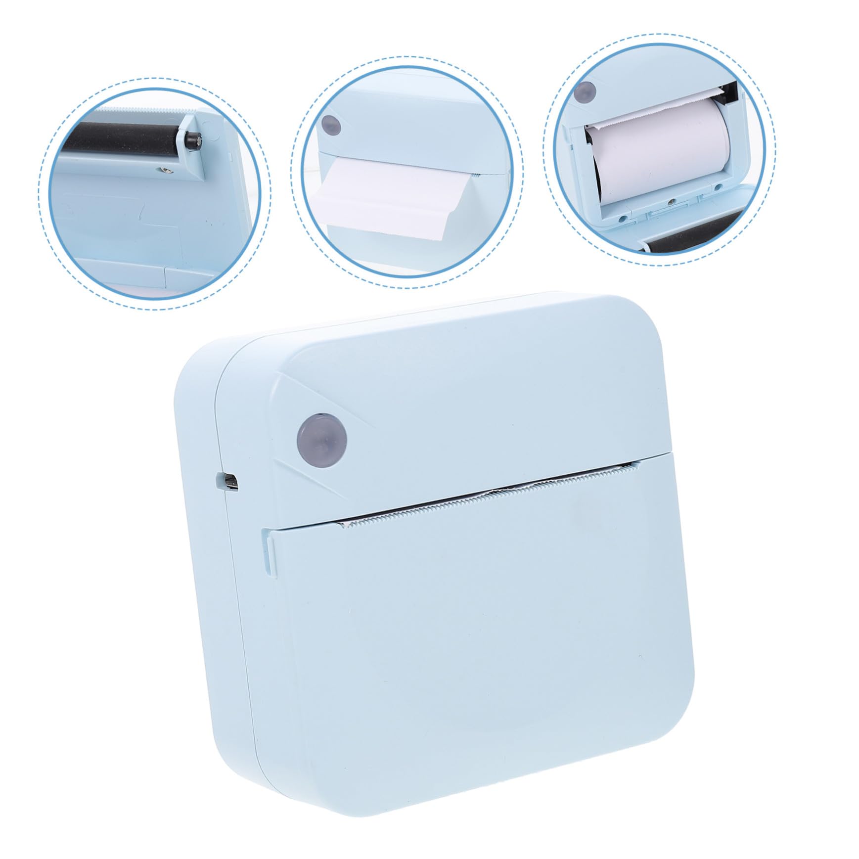 iplusmile Stampante Termica Portatile Tecnologia Wireless Tascabile per Etichette Adesive 200dpi, Batteria 1000mah, Materiale Abs per Casa e Ufficio