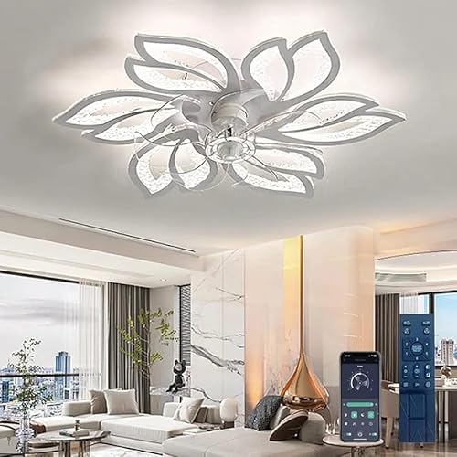 Glowave® Modern 3 Blade Fan Flower Shape with Light White Body Ceiling Fan Lamp Remote Control for Kitchen, Cafes, Hotels, Dining, Bar, Bedroom – Tricolour (FS1130) Glowave® Modern 3 Blade Fan Flower Shape with Light White Body Ceiling Fan Lamp Remote Control for Kitchen, Cafes, Hotels, Dining, Bar, Bedroom – Tricolour (FS1130)