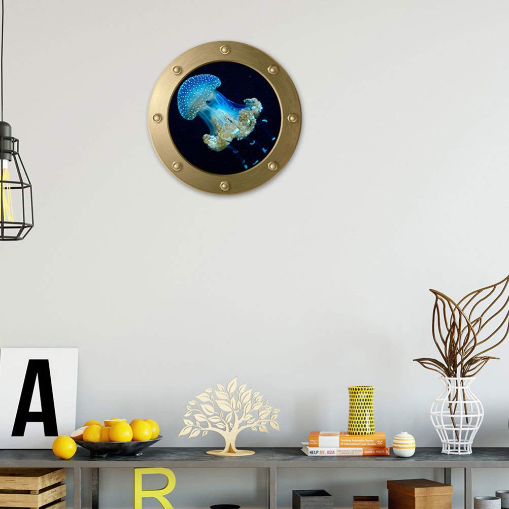 VOSAREA Pegatinas Decorativas De Medusas Para Pared y Ventana Adhesivos De Vida Marina Para Habitación Infantil Salón y Dormitorio