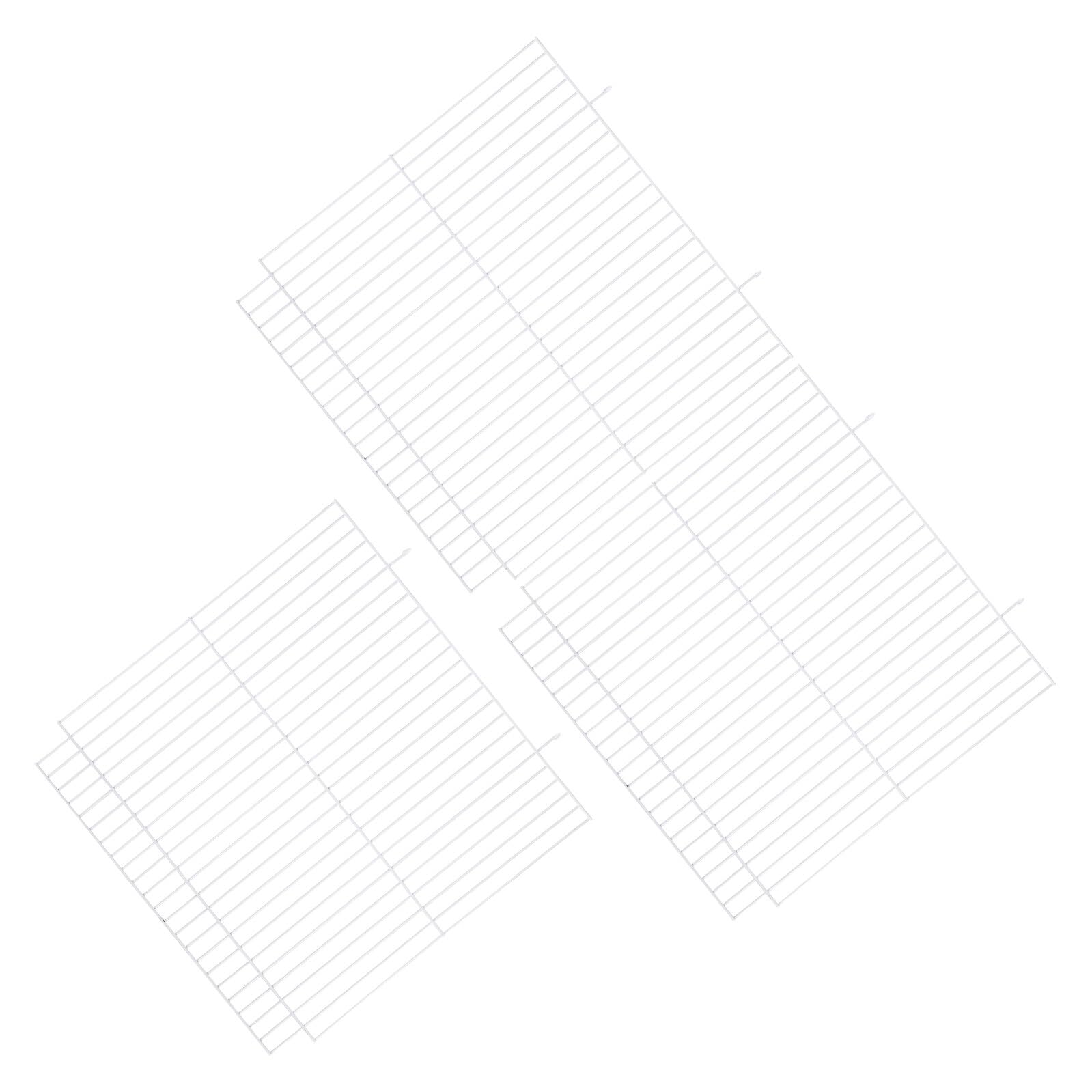 Séparateur en maille de fer Yardwe pour cage hamster : lot de 3 cloisons modulaires 28x27cm
