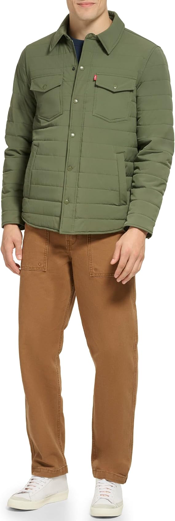 Levi's Men's Lightweight Quilted Shirt Jacket Shirt Jacket