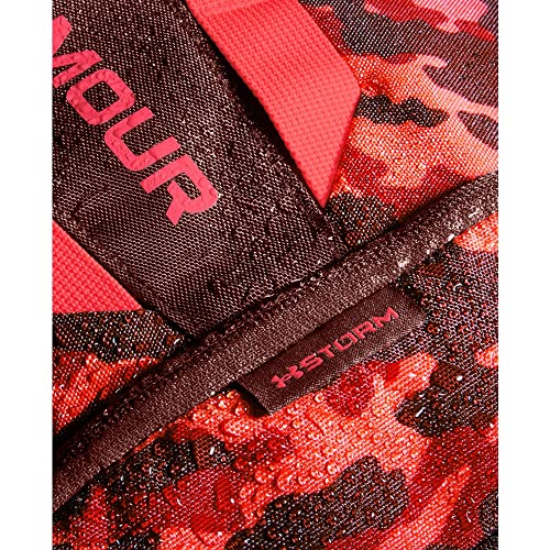 Image of Under Armour Hustle Backpack, Cinna Red (688) /Beta, One Size Fits All