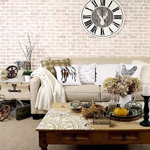 Bricks Wall Stencil - Reusable Large Stencil for Painting Walls