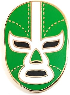 Pinsanity Mexican Wrestling Mask Enamel Lapel Pin