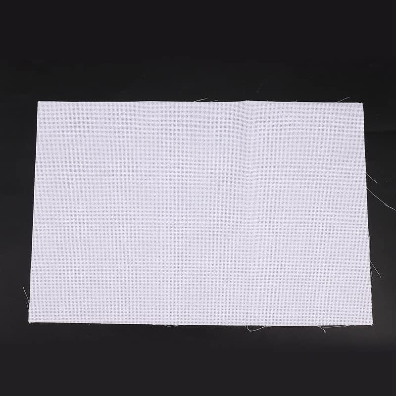 8 Pieces 14 Count Classic Reserve Aida Cloth Cross Stitch Cloth, White, 12 Inch X 18 Inch| | - - (Color: White)