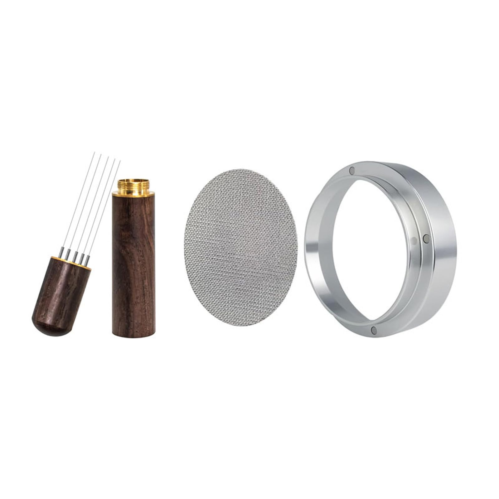 hogtnd Professional Espresso Dosing Collar Set, Magnetic Design, Coffee Preparation Accessories for Even Coffee Extraction, Espresso Portafilter Accessories