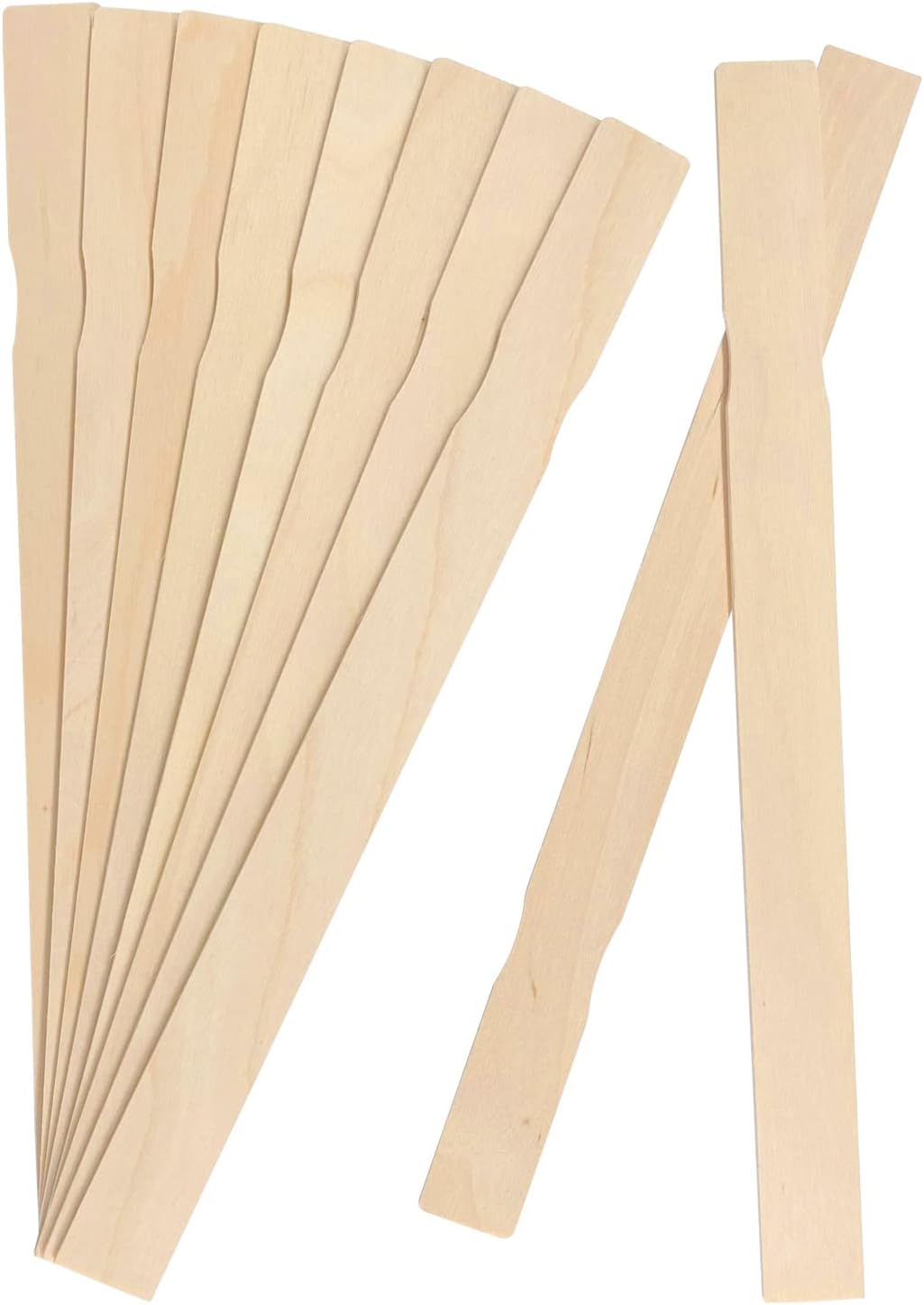 HANWER 12 Inch Paint Sticks, 50 Pack Paint Stir Sticks, Wooden Paint Stirrers, Paint Stick for Mixing Epoxy and Resin