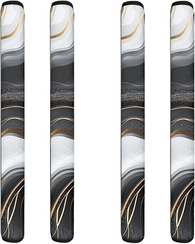 NETILGEN Juego de 4 fundas antideslizantes para manijas de puerta de refrigerador, para horno de nevera, mantiene los electrodomésticos de cocina