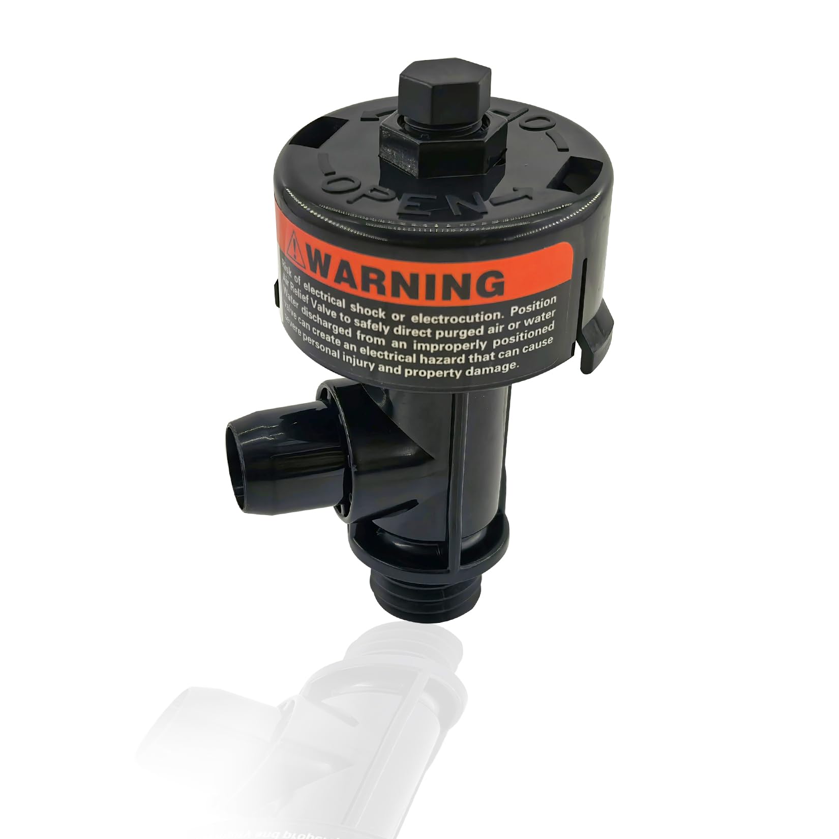 98209800 98209803 Manuelles Luftentlastungsventil mit Manometer für Schwimmbad und Spa-Filter, hoher Durchfluss, manuelles Überdruckventil (kein Manometer)