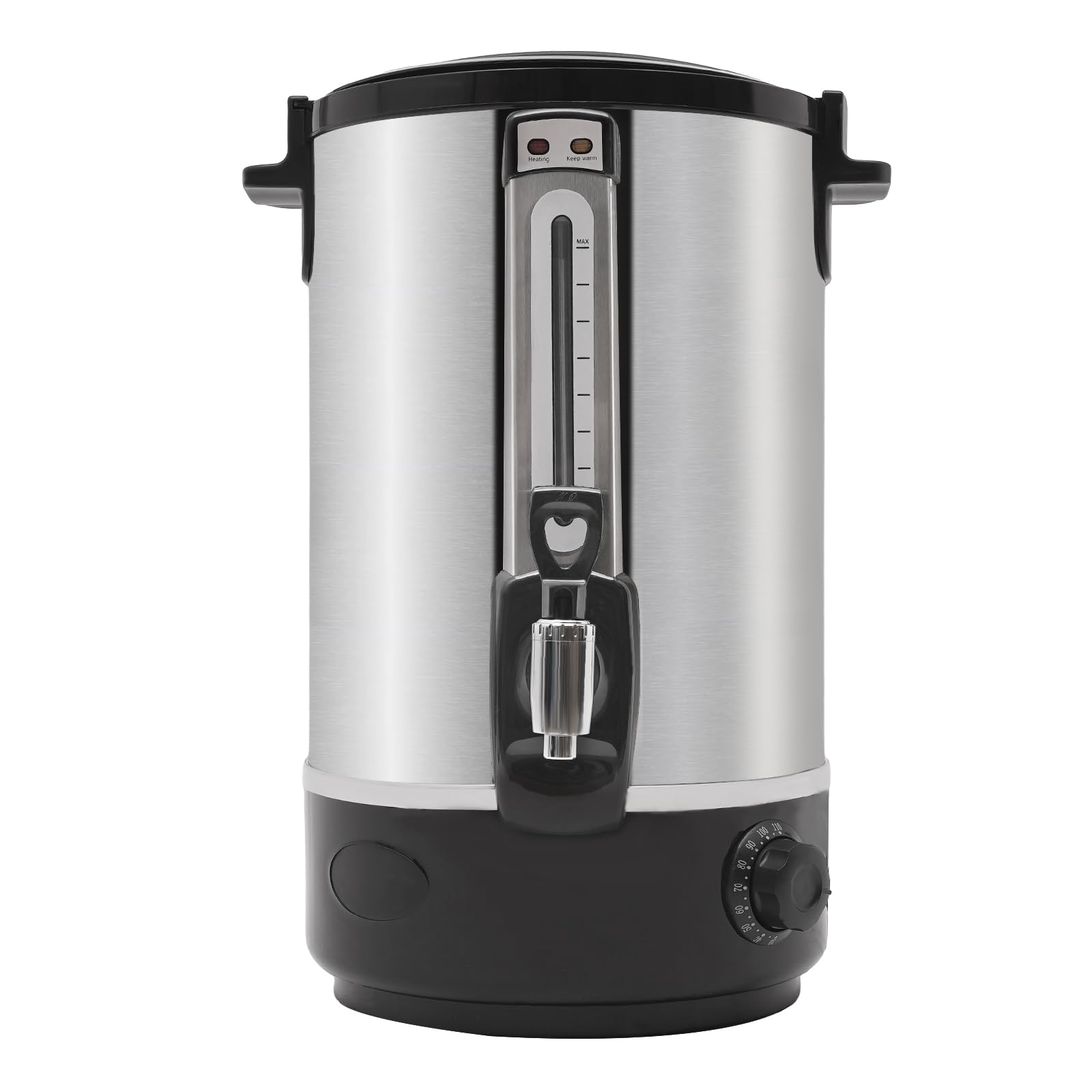 YUMIONB Commercial Electric Hot Water Bucket, 3.4Gal Commercial Hot Water Boiler Countertop Hot Water Dispenser Stainless Steel Electric Water Bucket for Home, Office, Restaurant