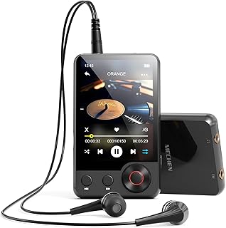 128GB MP3 Player with Bluetooth - MECHEN D53 Portable Mp3 Music Player with HiFi Speaker, 2.4" Screen MP3 Player with Voic...